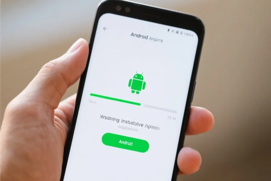 安卓手机正在安装联赢App